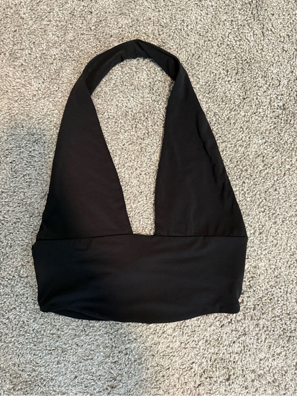 SHEIN Black Halter Tank Top